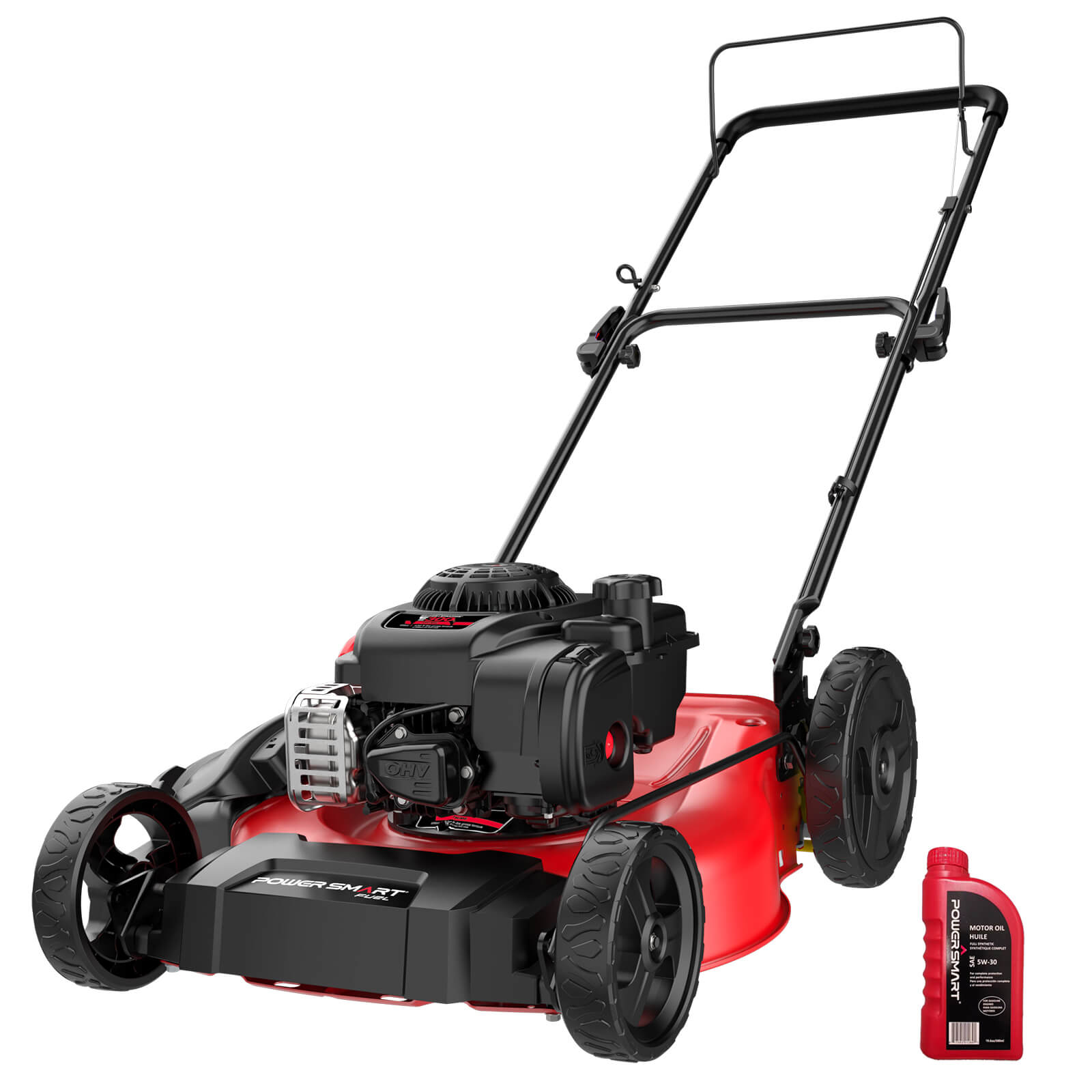 21" 125cc Gas Push 2-1 Lawn Mower w/ B&S E300 Engine B8721C-W