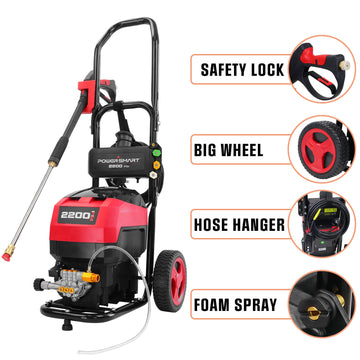 2200PSI 1.2GPM Electric Pressure Washer DB1001