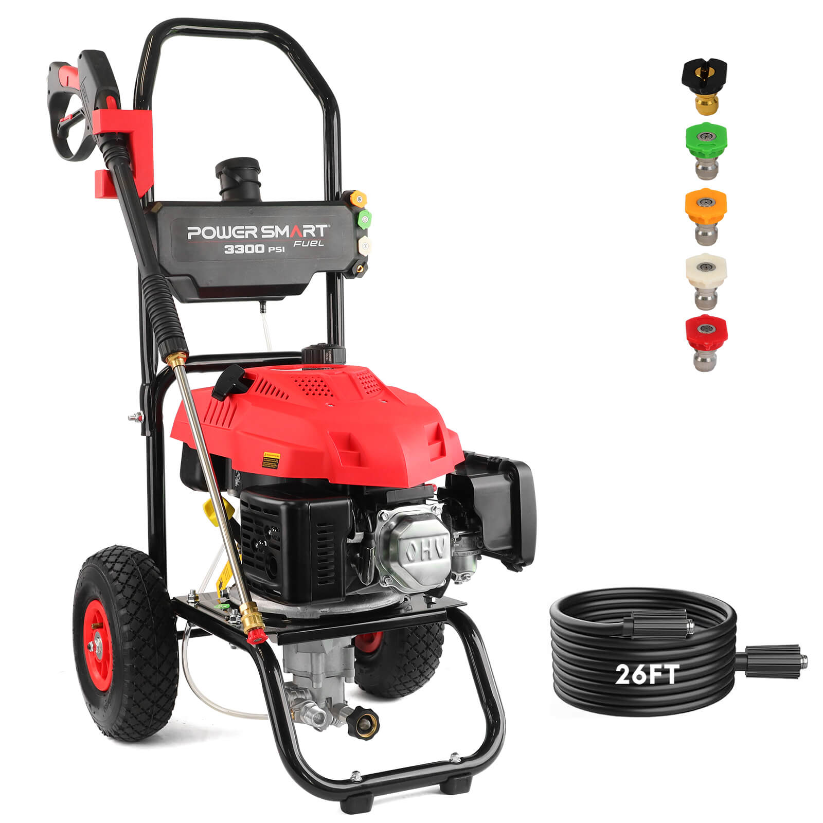 3300PSI 2.5GPM 201cc Gas Pressure Washer DB1050-M