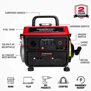 1200W 2-Stroke Generator PS50