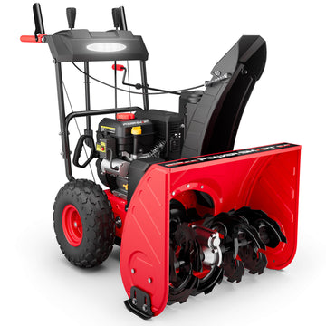 24'' 212cc Two Stage Gas Snow Blower w/ Electric Start DB7109A