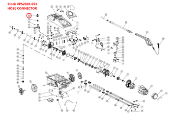 Lawn Mower Parts - Hose Connector, Stock #PS2020-053