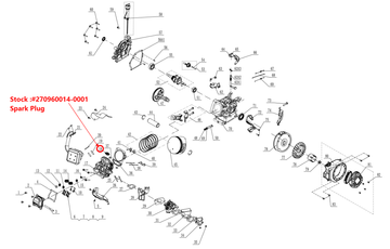 PowerSmart Parts - 212cc Spark Plug (Snow Engine), Stock#270960014-0001