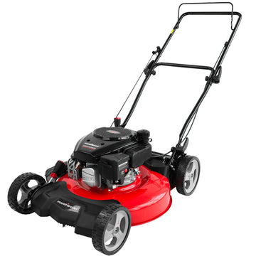 21" 144cc Gas Push Lawn Mower Red ,Oil included