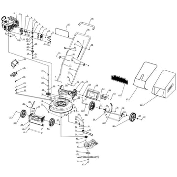 PowerSmart Lawn Mower Parts - Engine Control Lever (PSM2020), Stock #303080316