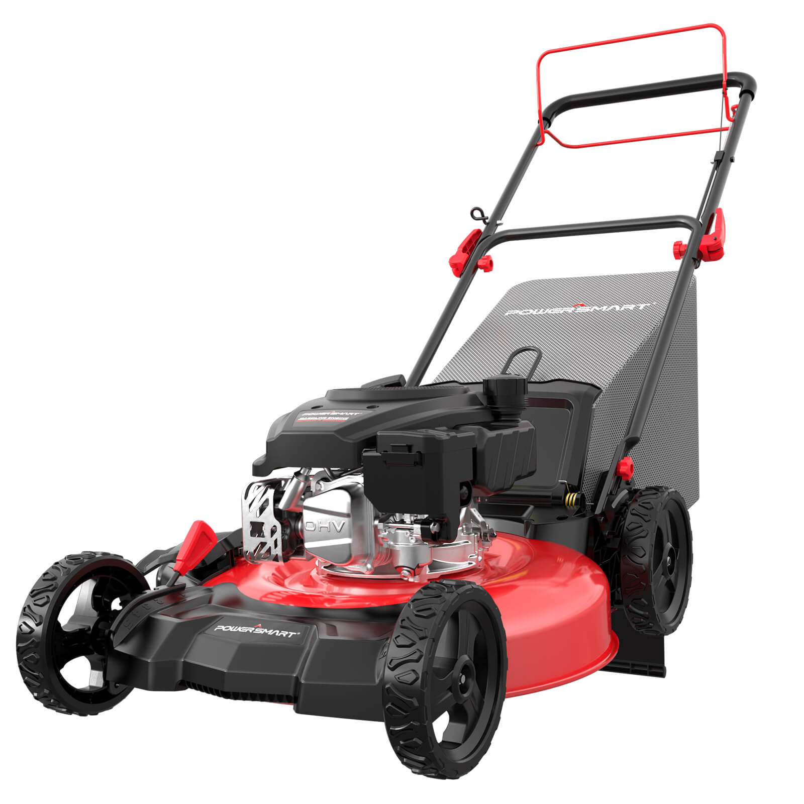 21 " 170cc Gas Self-Propelled Lawn Mower Red