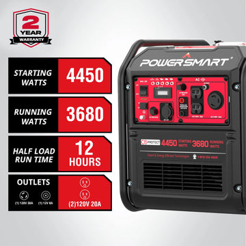 4450W Inverter Generator w/ CO Alert MB5040C