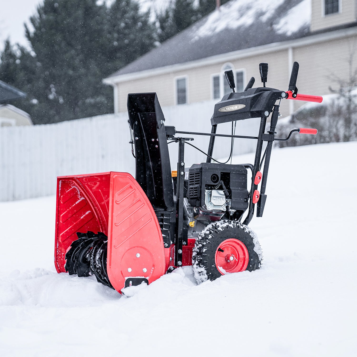 (Classic) 24'' 212cc Two Stage Gas Snow Blower w/ Electric Start DB7109A